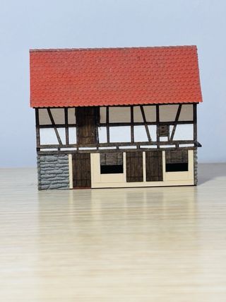 Establo/Granero N Escala 4x7x7cm