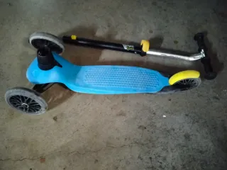 Patinete infantil 3 ruedas azul Patinete rosa