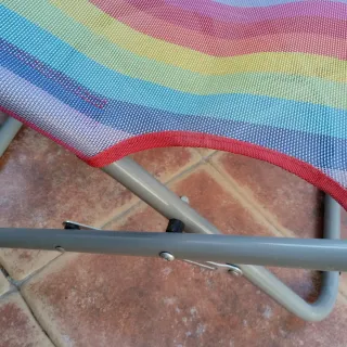 Silla de Playa Plegable Arcoíris
