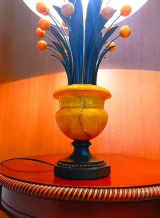 Lampada da Tavolo - Bronzo e Marmo - RANGO