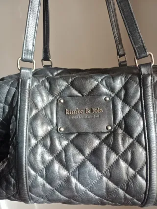 Bolso Bimba y Lola Piel Negro FALTA EL Cierre
