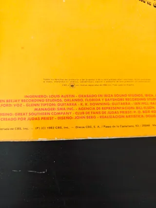 Vinilo Judas Priest- Screaming for Vengeance