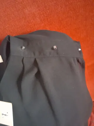 Vestido bicolor negro y rojo