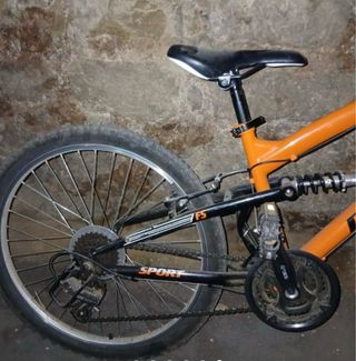Bicicleta Montaña 24 Naranja