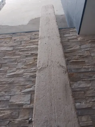 Tablón madera 4m largo x 28x7