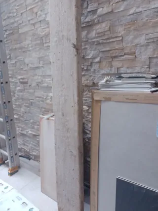 Tablón madera 4m largo x 28x7