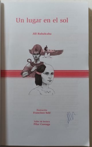 UN LUGAR EN EL SOL de JILL RUBALCABA