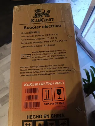 Patinete Eléctrico Kukirin G2 Pro 2026 HOMOLOGADO