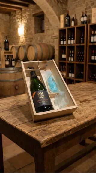 Caja de vino madera personalizada