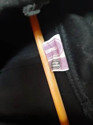 Capa de paño negra antigua