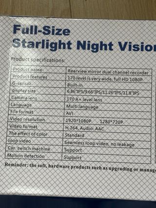 Espejo retrovisor inteligente con cámara