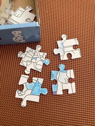 Puzzle Bluey 4x48 Maxi Floor Doble Cara