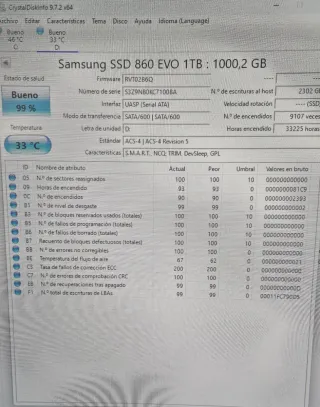 Disco SSD Samsung 860 EVO 1TB