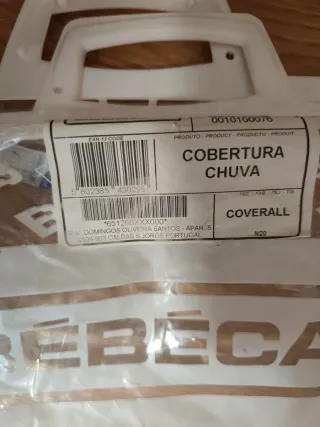 Plástico lluvia Bebecar para cochecito