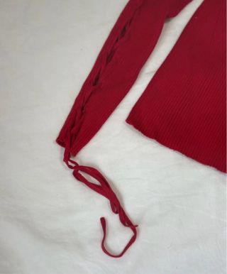 Jersey Zara punto fino rojo Talla M