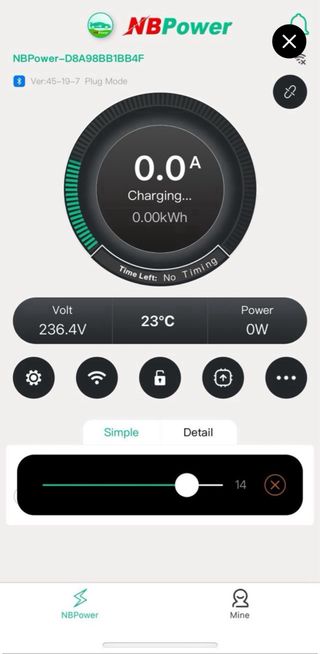 Cargador portátil coche eléctrico NB Power wifi