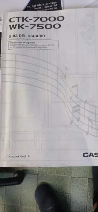 Teclado Casio CTK 7000, Sintetizador y Hammond org