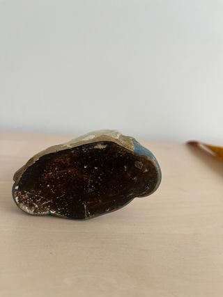 Figura religiosa antigua virgen