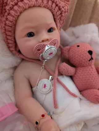 Reborn silicona tamaño bebe