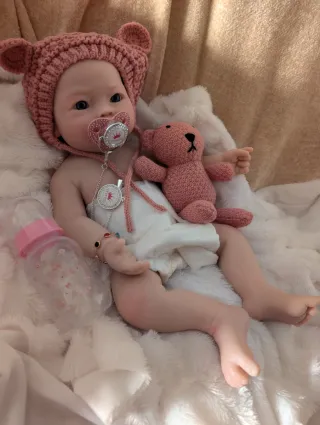 Reborn silicona tamaño bebe