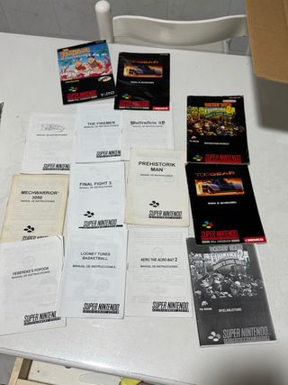 Manuales Españolizados Super Nintendo (SNES) Spaco
