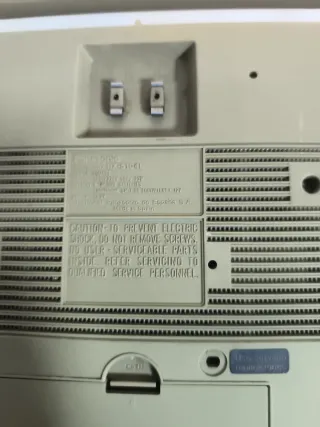 Radio Cassette Panasonic Beige/Plata