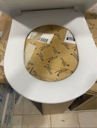 Tapa y Asiento WC Roca The GAP Square Blanca