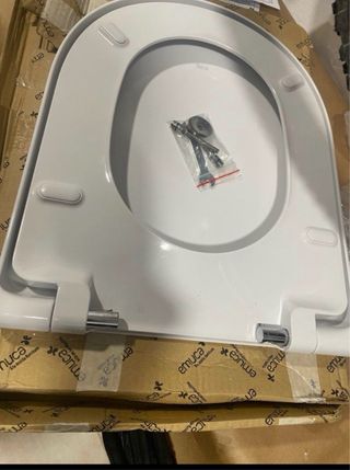 Tapa y Asiento WC Roca The GAP Square Blanca