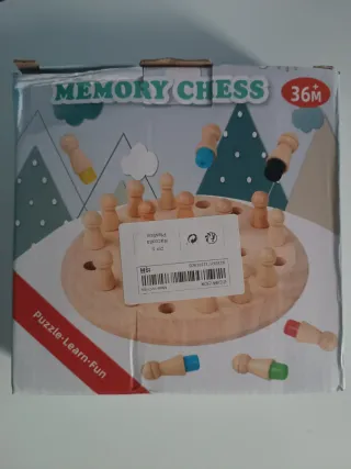 Juego de memoria de madera