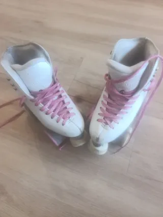 Patines Artísticos Blancos Talla 31
