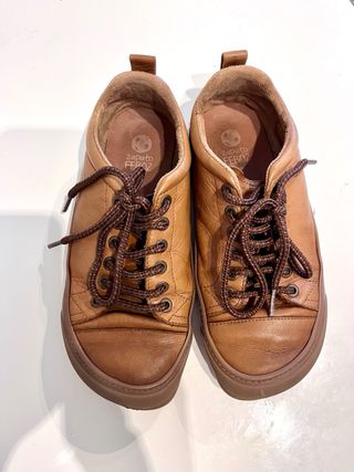 Zapato Barefoot Piel Marrón