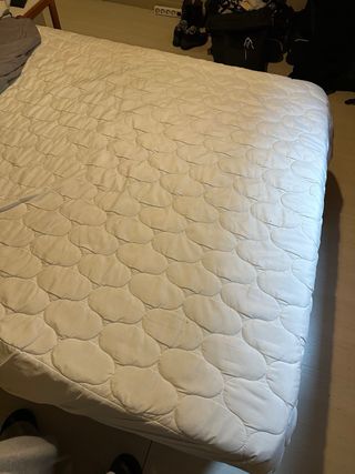 Colchón doble con rete más struttura cama