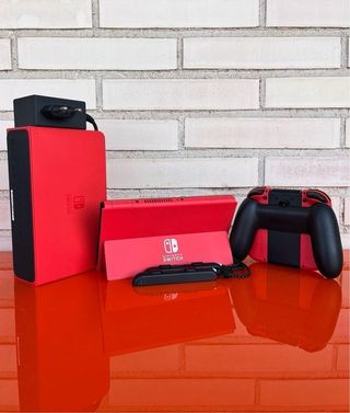 Nintendo Switch OLED Edición Mario Roja