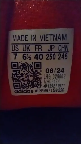Adidas Campus Rojas Talla 40 Nuevas