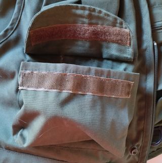 Chaleco de pesca verde talla L