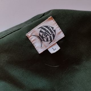 Chaleco de pesca verde talla L