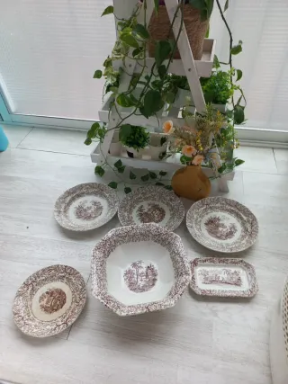 6 Piezas Cartuja de Sevilla