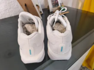 Zapatillas Nike Air Zoom blancas y naranjas Nuevas