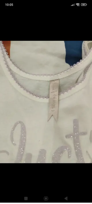 Pijama corto tirantes y pantalón puntos