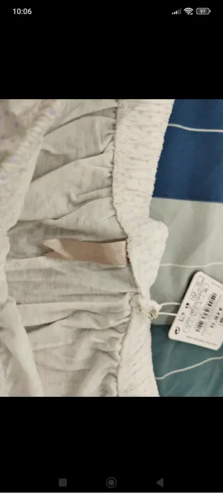 Pijama corto tirantes y pantalón puntos