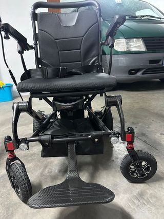 Silla de Ruedas Eléctrica Carbono Plegable