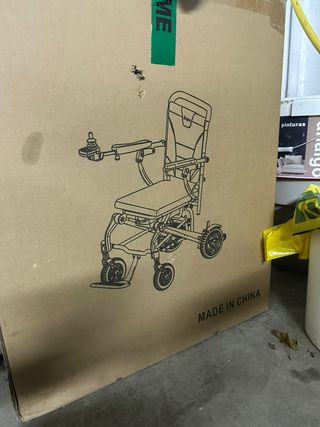 Silla de Ruedas Eléctrica Carbono Plegable