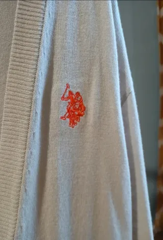 Cardigan U.S. Polo Assn. Beige Arancio