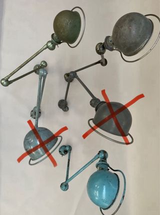 Lampada Jieldé Vintage Industriale