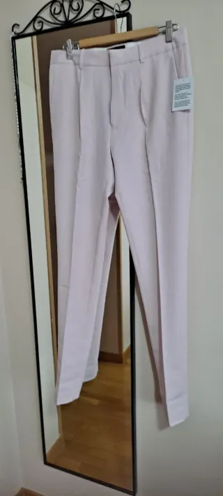 Pantalón skinny ASOS rosa empolvado