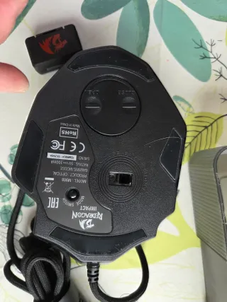 Ratón Gaming Redragon Impact Negro/Gris