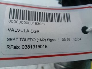 VALVULA EGR SEAT TOLEDO (1M2) Signo | 05.99 - 12.04