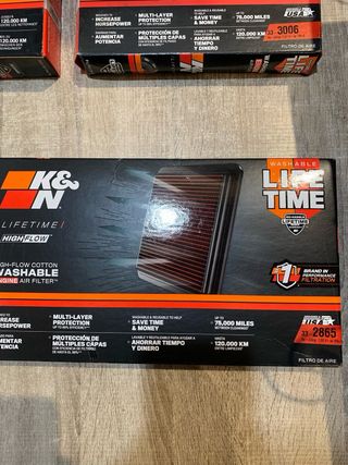 Filtros Aire Motor K&N (5 Unidades)