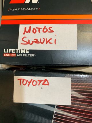 Filtros Aire Motor K&N (5 Unidades)