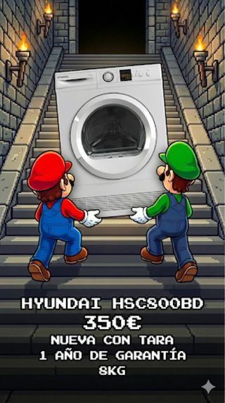 secadora Hyundai 8kg B condensación